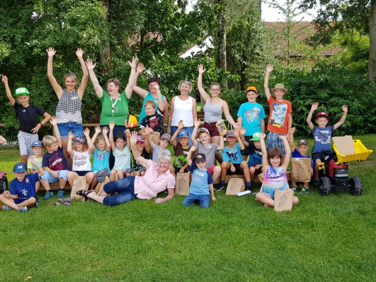 Diese Ferienkinder machten mit bei der Bauerhofrallye