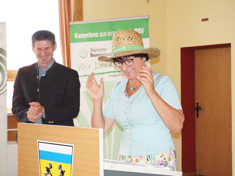 Rita Blümel mit Meinrad Fußeder