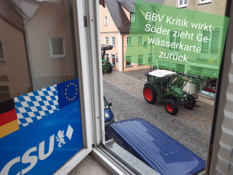 Demo vor CSU-Büro