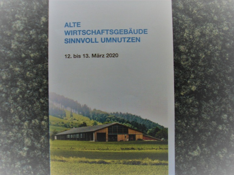 Seminar Umnutzung Wirtschaftsgebäude