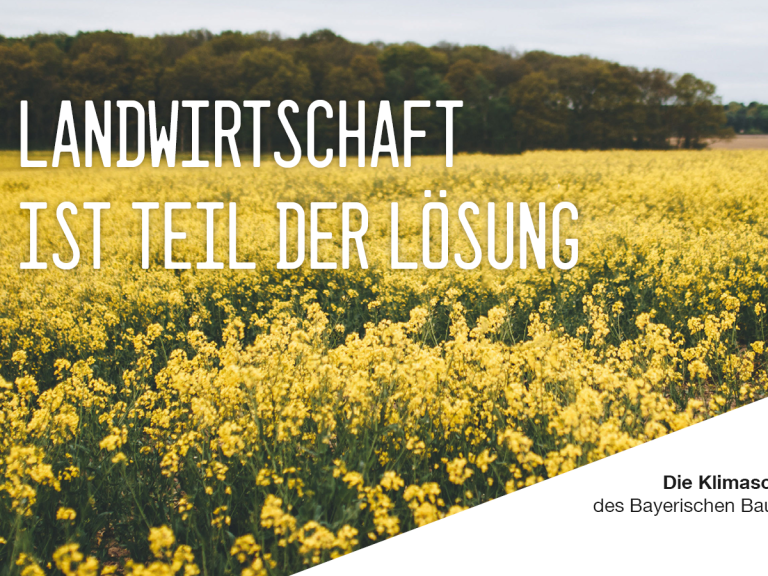 Landwirtschaft ist Teil der Lösung beim Thema Klimaschutz