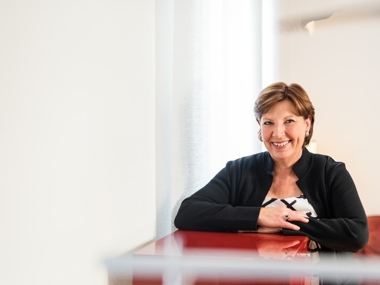 Moderatorin Ursula Wagner