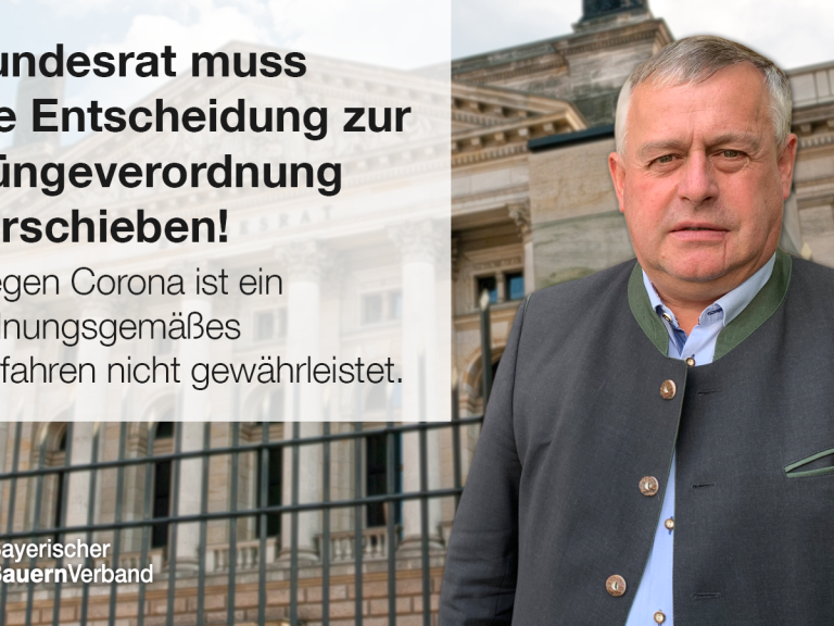 Bauernpräsident Heidl vor Bundesrat