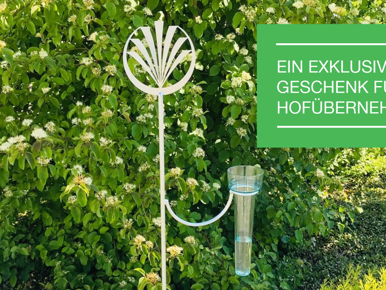 Regenmesser - Exklusives Geschenk für Hofübernehmer