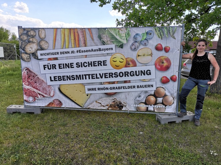 Kampange #EssenAusBayern_Plakataufstellung Rhön-Grabfeld_Lena Ziegler