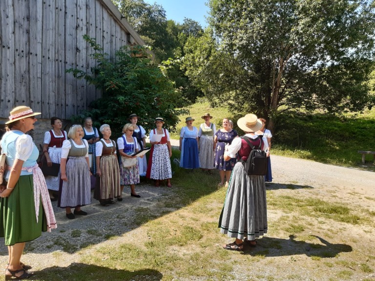 Gesang im Wasmeier Museum