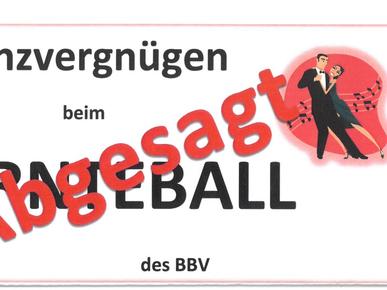 Ernteball abgesagt