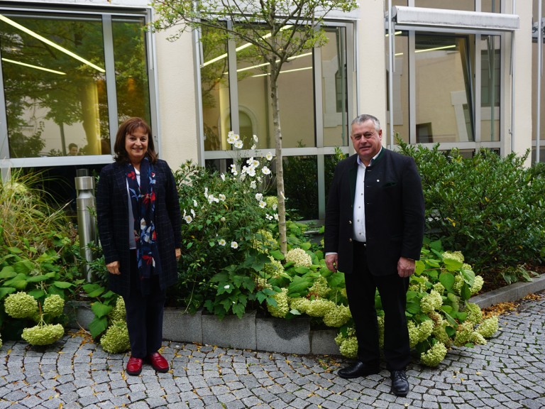 Marlene Mortler und Walter Heidl