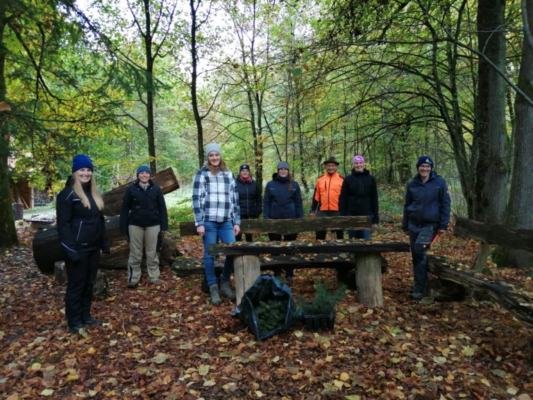 Fortbildung im Wald