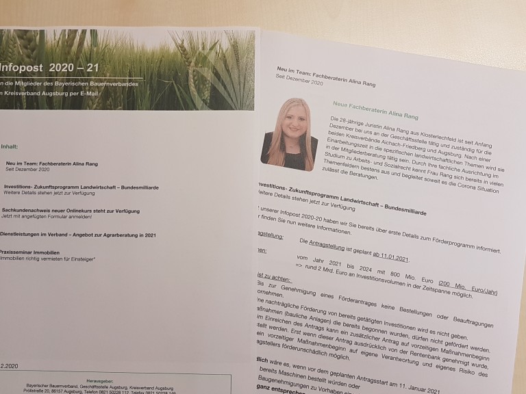 Aktuelle Infos aus dem KV Augsburg