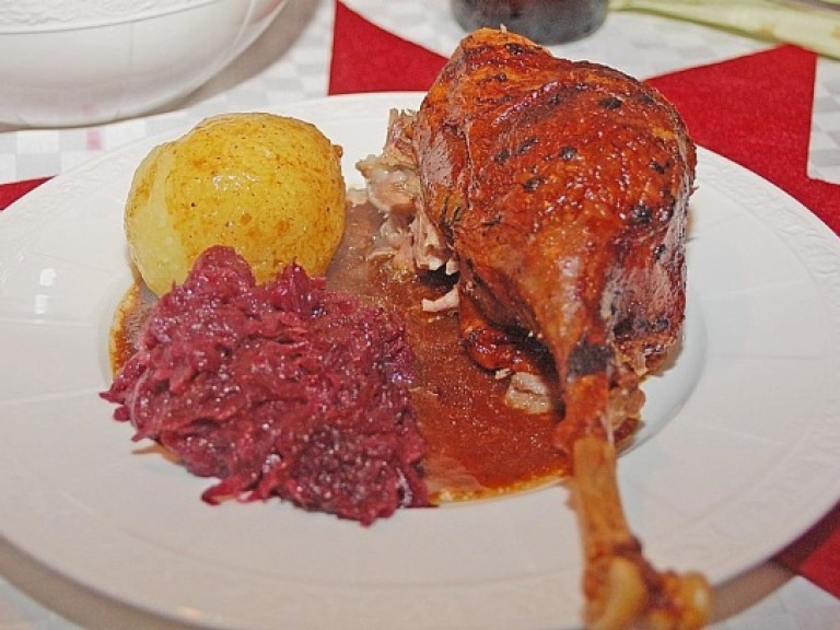 Gänsebraten