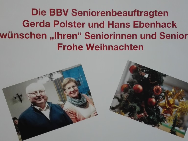Weihnachtswünsche Senioren