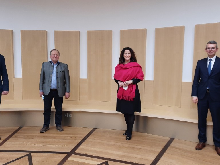 2021 Austausch mit Ministerin