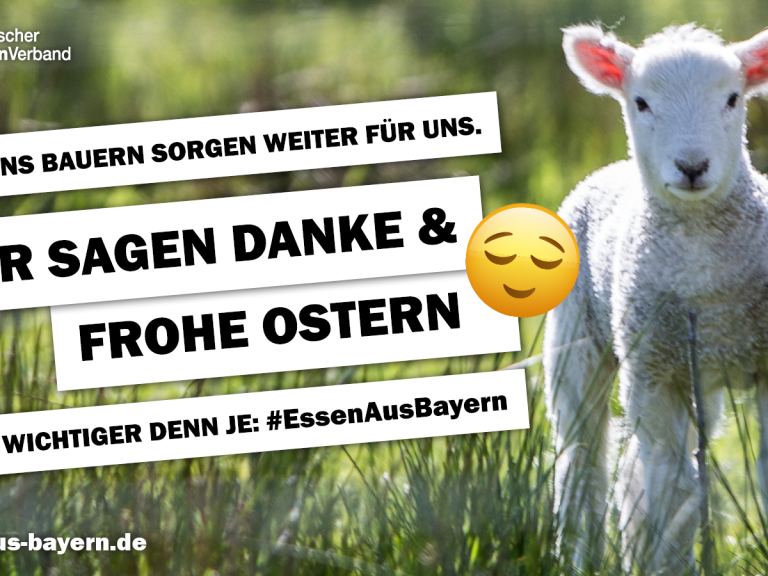 Frohe Ostern Essen aus Bayern