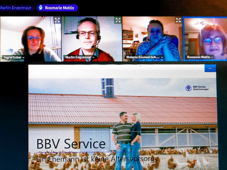 Bildschirm Vortrag 