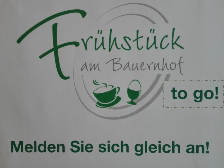 Frühstück auf Bauernhof to go