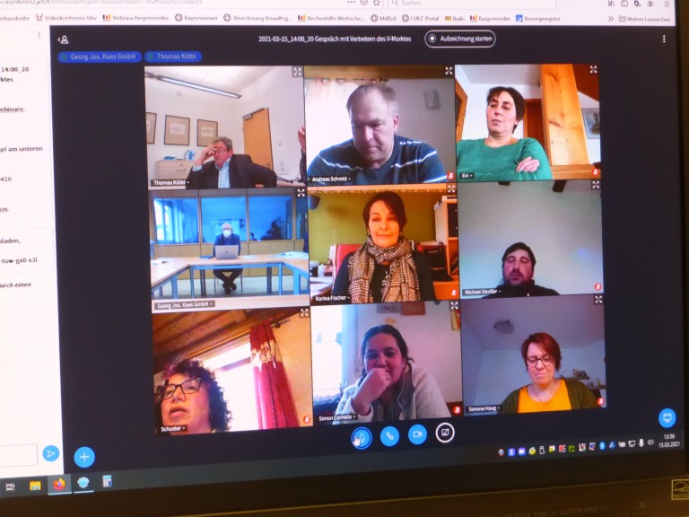 Videokonferenz mit LEH