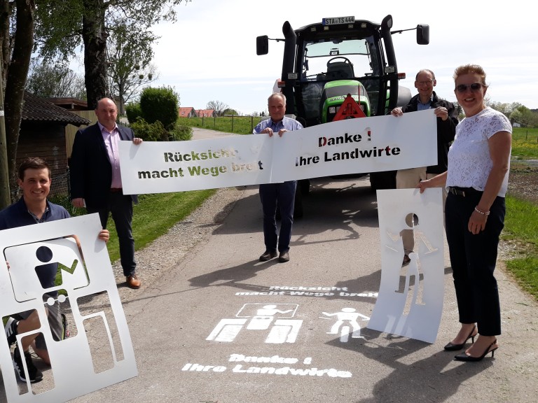Auftakt der Aktion Rücksicht macht Wege breit