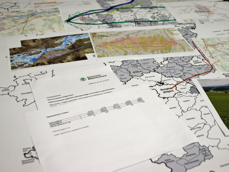 Übersicht Flächenverbrauch BBV Schwaben