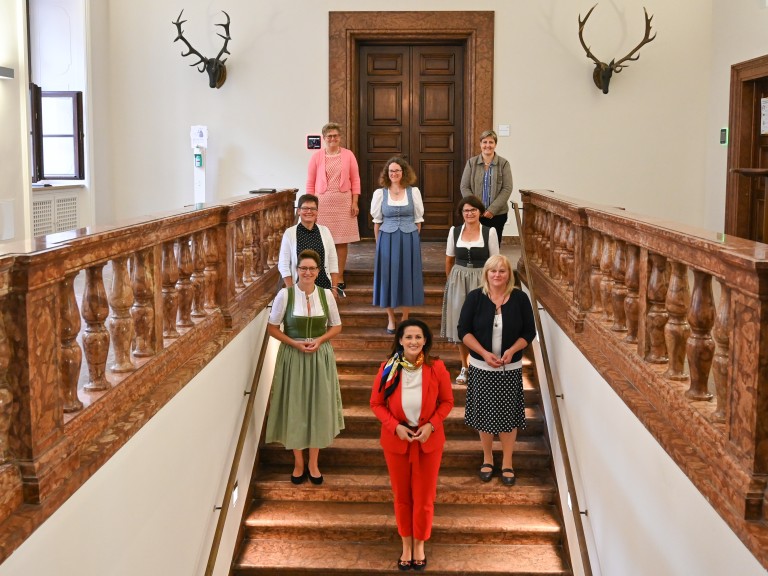 2021-07-20-Landesvorstand Landfrauen bei Staatsministerin Kaniber