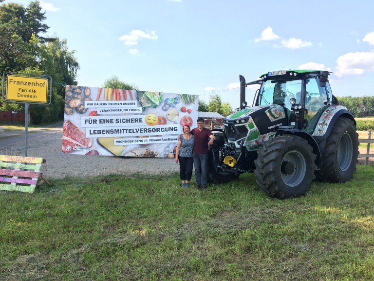 Traktortour Betrieb Deinlein Neudorf