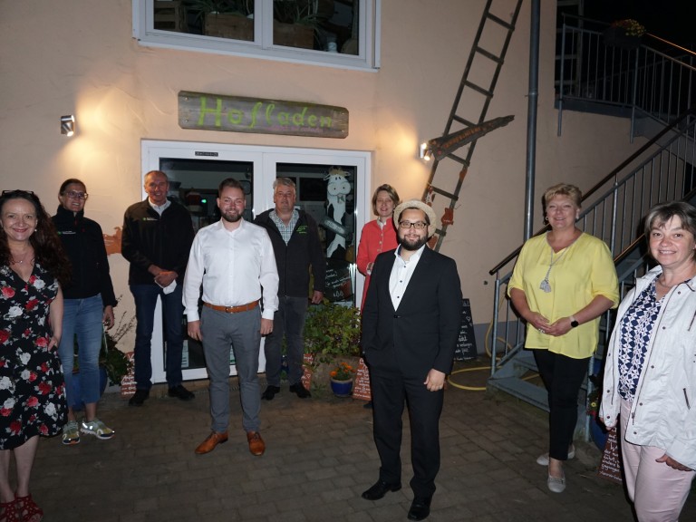 Gespräch zur Bundestagswahl in Hambach