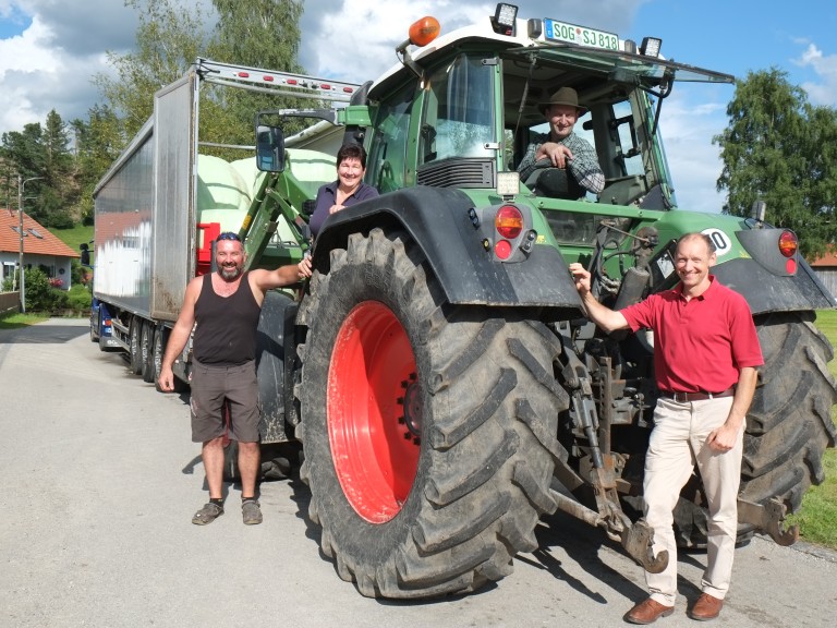 Der erste Transport macht sich auf den Weg 