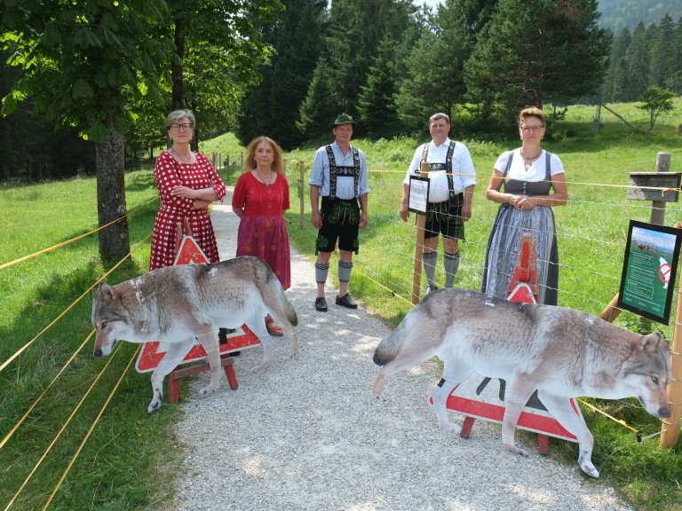 Pressegespräch "Herdenschutzzaun" in Garmisch