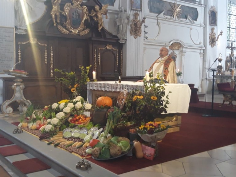 Erntedankgottesdienst 10.10.2021 in der Klosterkirche Irsee