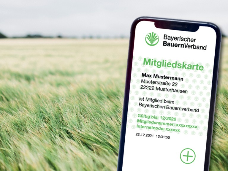 Mitgliedskarte in der App