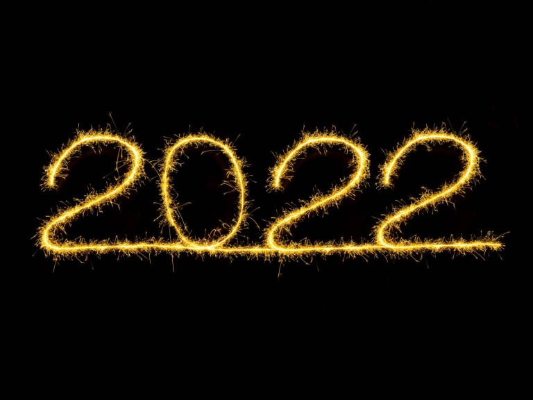 Schriftzug Jahr 2022
