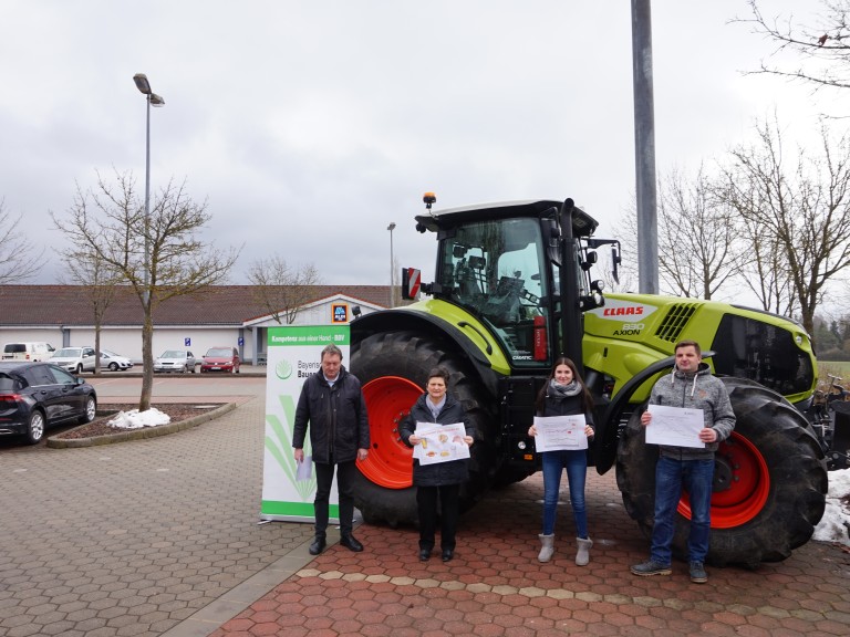 Demonstration bei Aldi Haltungswechsel