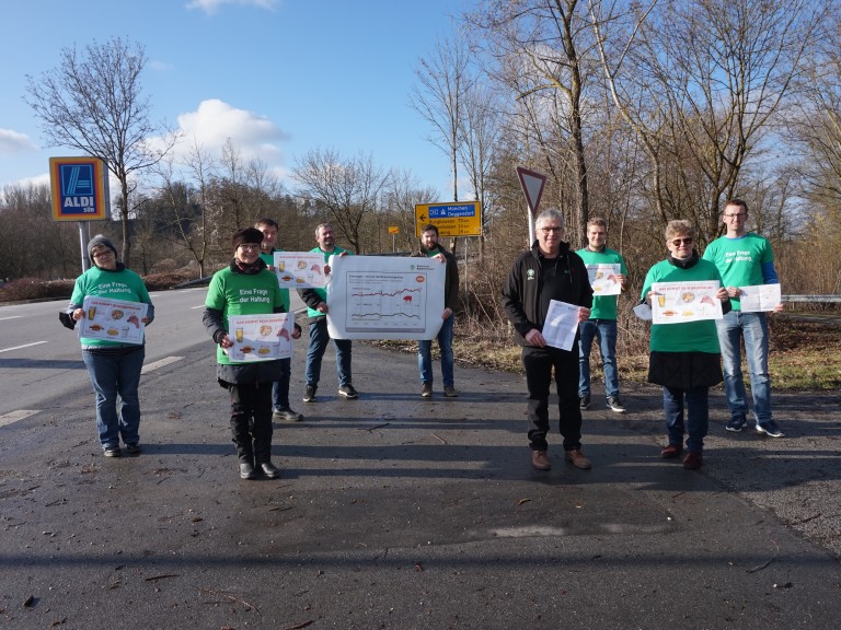 BBV Kreisvorstandschaft Dgf.-Landau bei ALDI Aktion