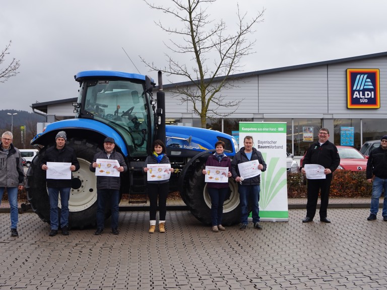 Kulmbacher Landwirte protestieren