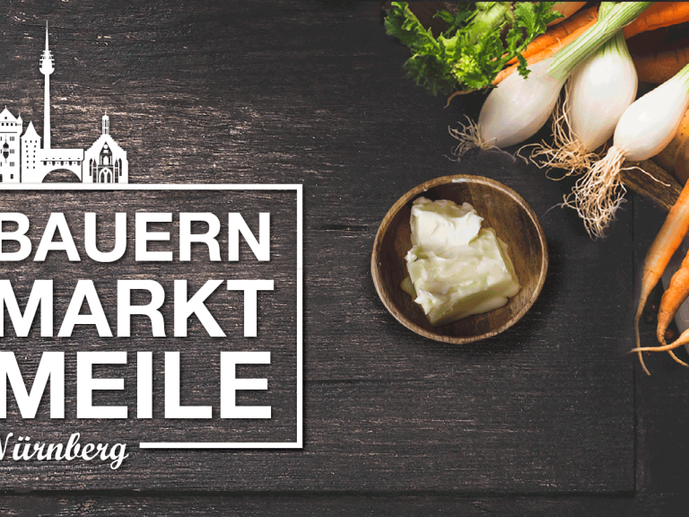 Bauernmarktmeile Nürnberg Werbebild