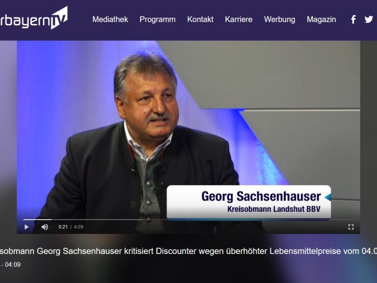 Kreisobmann Georg Sachsenhauser