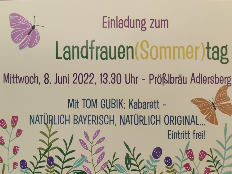 Einladung Landfrauen(Sommer)tag