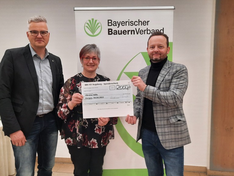 Spendenübergabe Augsburg