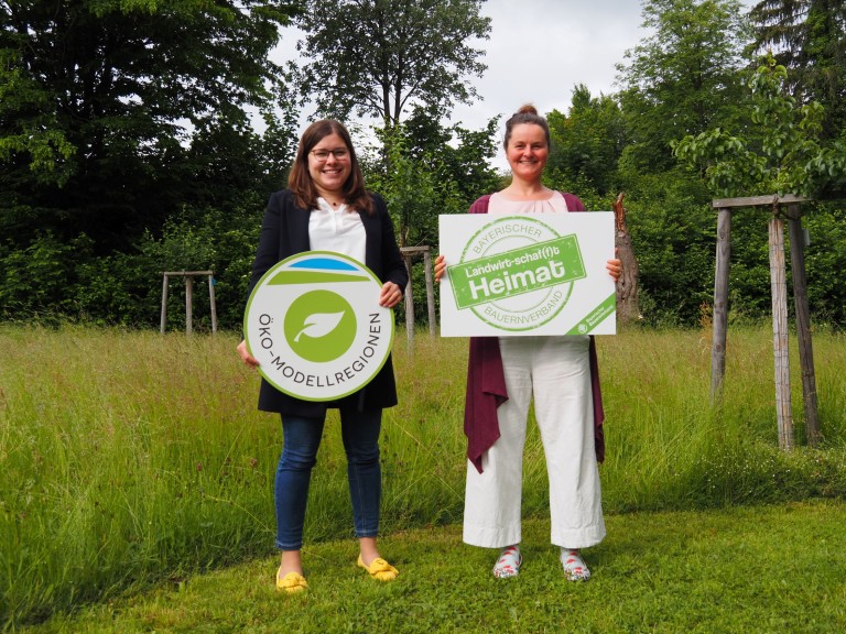 Annika Reich von der ÖMR und Ariane Volkmann vom BBV