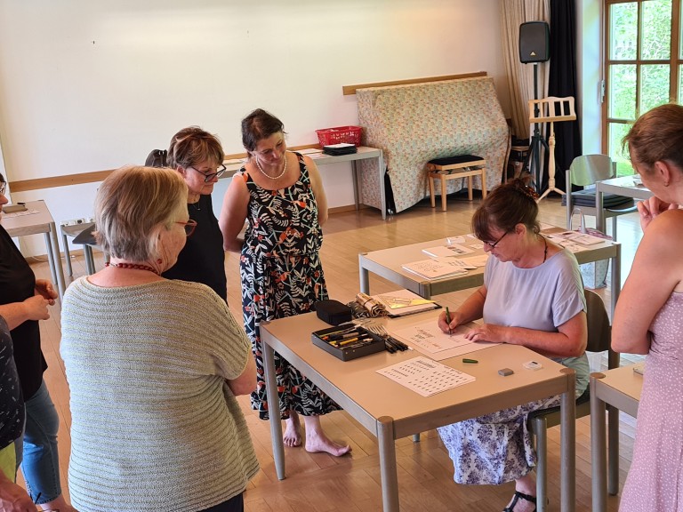 Handletteringkurs Seehausen am 18.06.2022