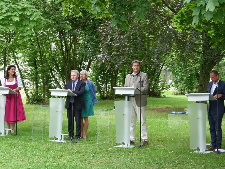 EU-Agrarkommissar Janusz Wojciechowski zu Besuch in Bayern