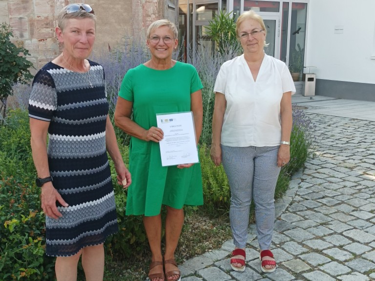 Übergabe Leader Förderurkunde