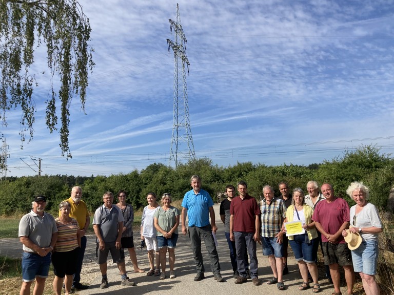 Juraleitung Umspannwerk Ludersheim