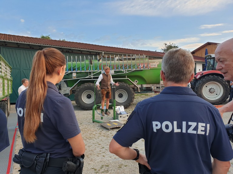 Sicherheit bei der Maisernte