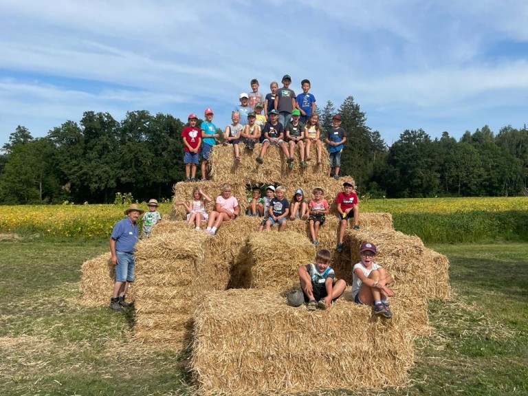 Ferienprogramm-Kinder bei Familie Fink