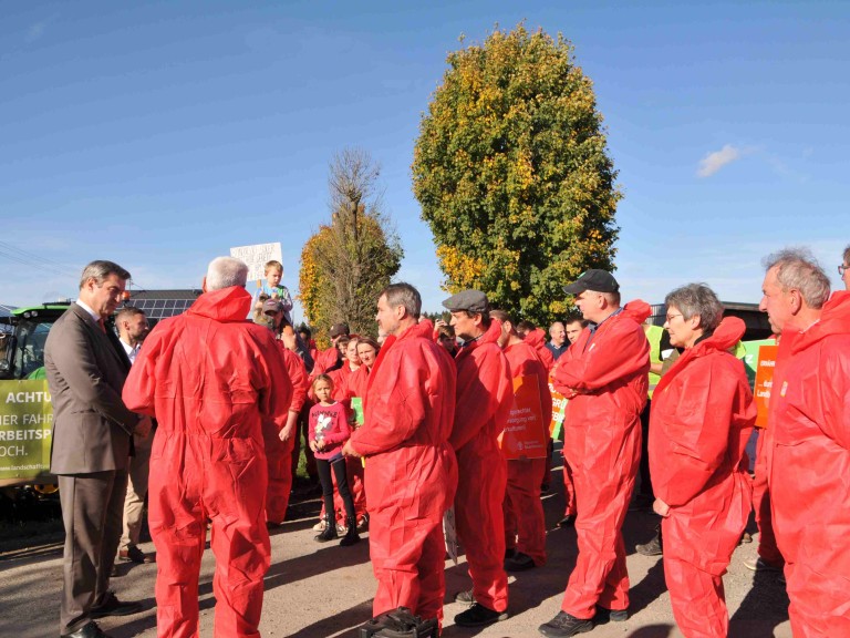 Demo in Mechlenreuth