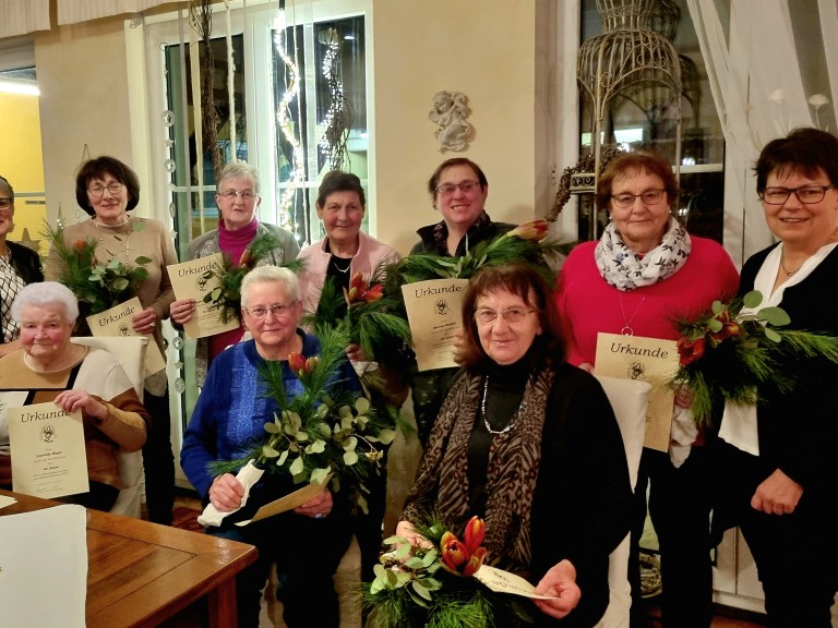Ehrungen beim Landfrauenchor NEA-BW
