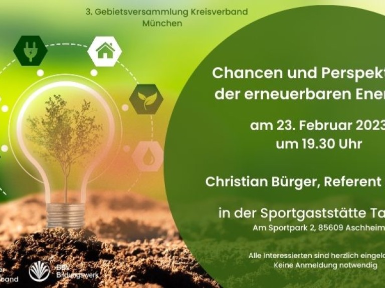 Chancen und Perspektiven der erneuerbaren Energien