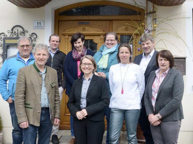 Portät vom Politikergespräch mit Susanne Hierl