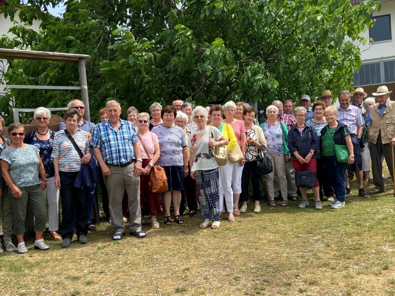 Gruppe beim Betrieb Weber Fünf